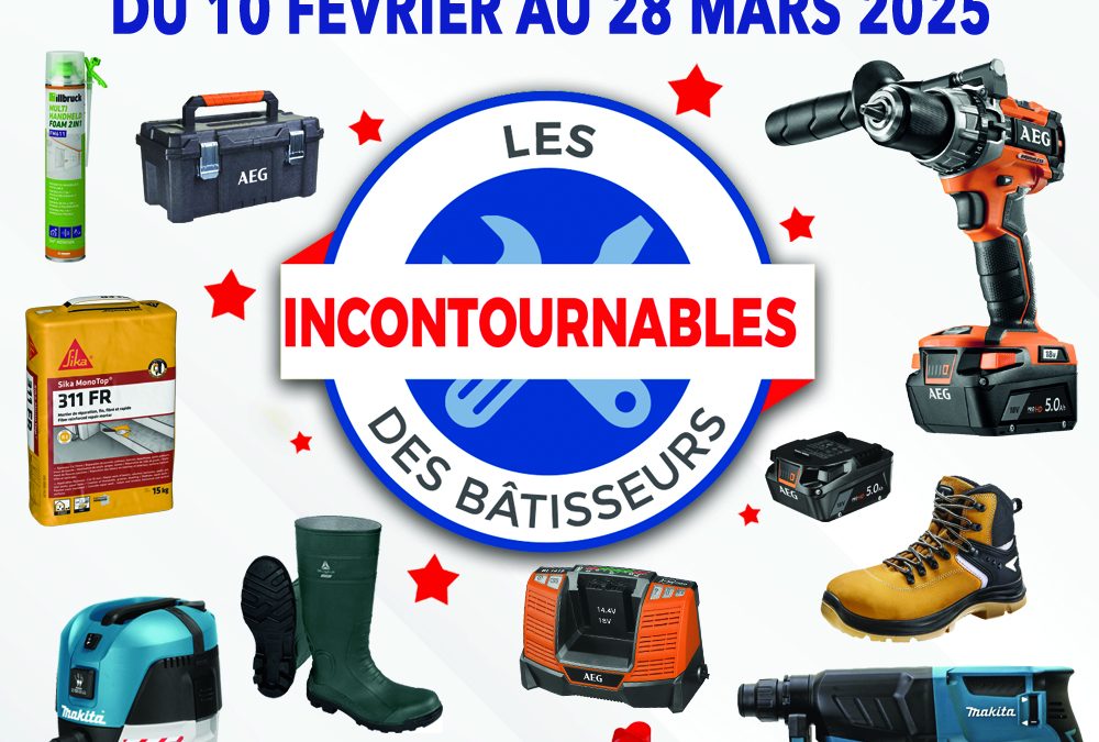 Promotion outillage chez BigMat Camozzi du 10 février au 28 mars 2025…faites vite !