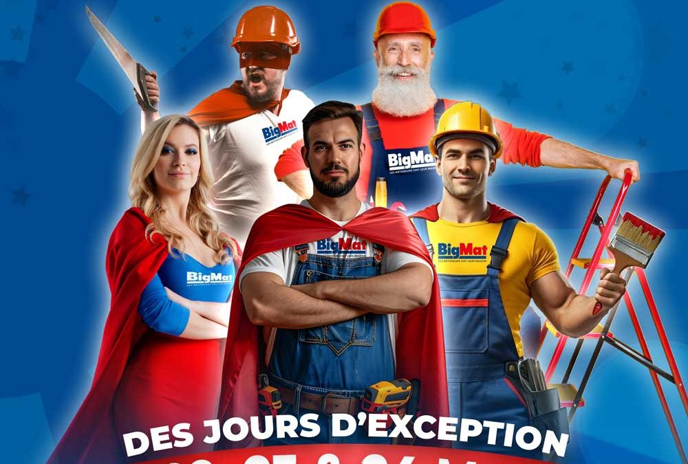 BigMat Camozzi célèbre ses 60 ans à vos côtés avec 3 jours de portes ouvertes – promotions exceptionnelles
